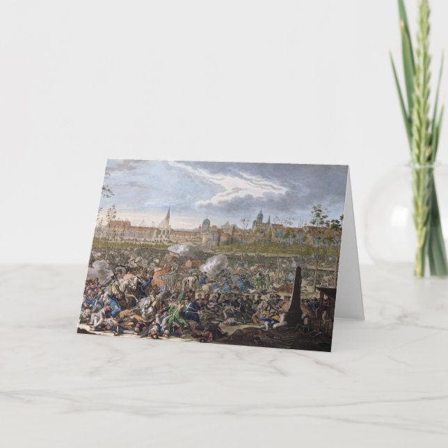 Battle of Leipzig, 19th October 1813 Karte (Vorderseite)