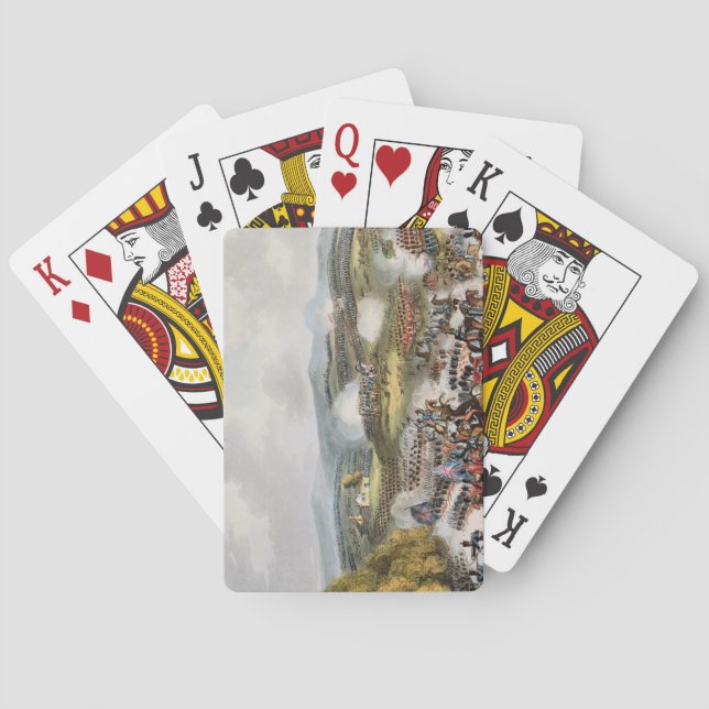 Battle of Quatre Bras, June 16th 1815, from 'The M Spielkarten (Rückseite)