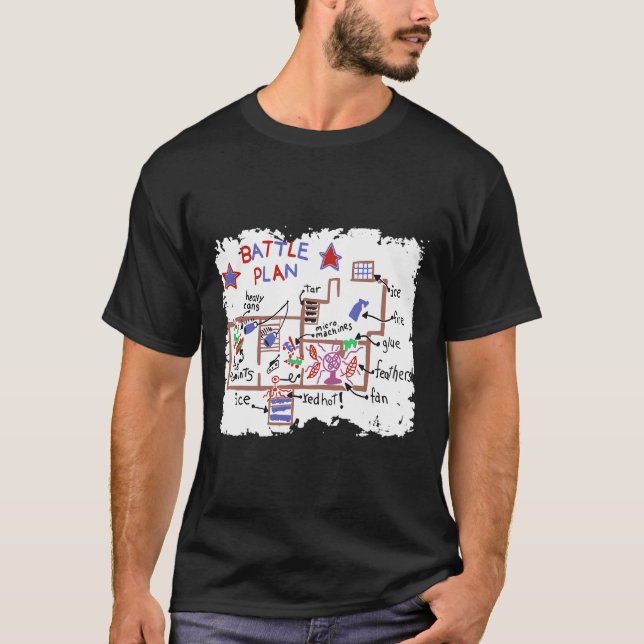 Battle Plan Home Hand Dawn Alone T-Shirt (Vorderseite)