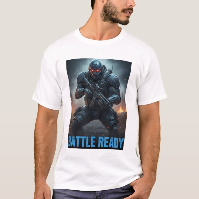 Battle Ready FPS Soldier T-Shirt (Devant)