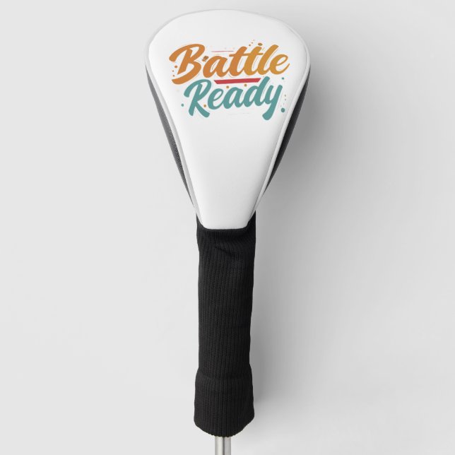‚Battle Ready‘ Golf Headcover (Vorderseite)