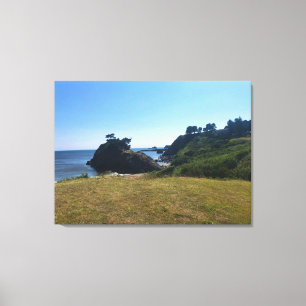 Battle Rock, Port Orford, OR Leinwanddruck