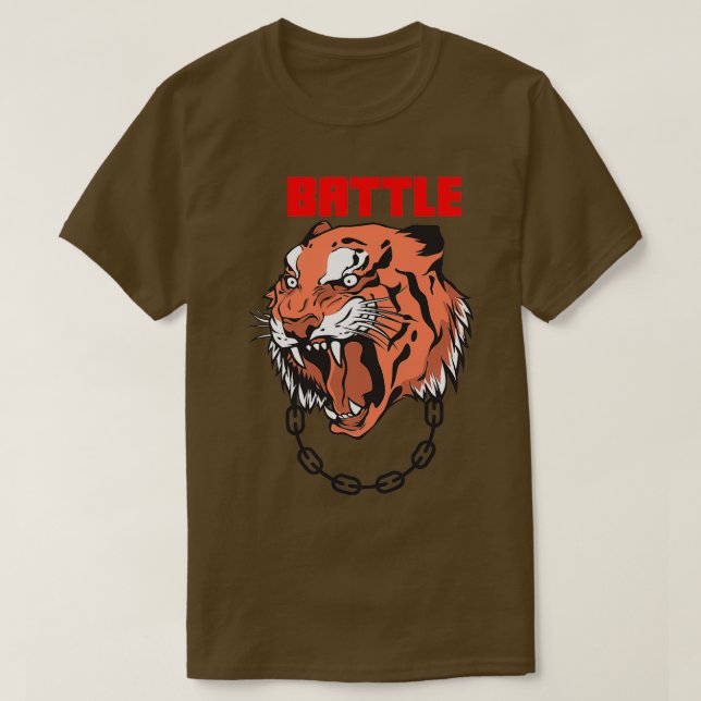 Battle Tiger T-Shirt (Design vorne)