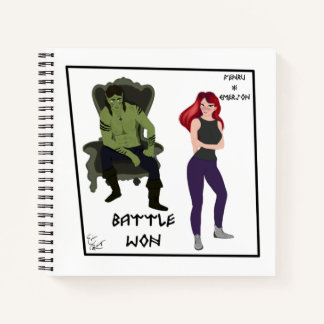 Battle Won Notizbuch