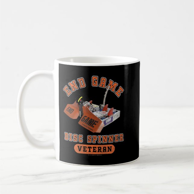 BattleBots End Game Disk Spinner Veteran Poster Pr Kaffeetasse (Links)