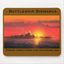 Battleship Bismarck mousepad