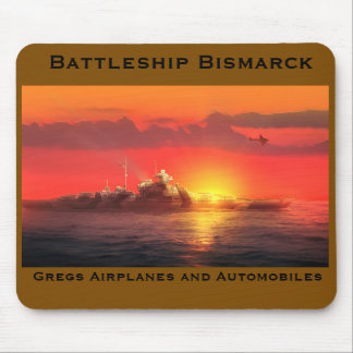 Battleship Bismarck mousepad