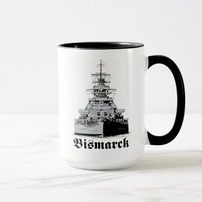 Battleship Bismarck Mug Tasse (Rechts)