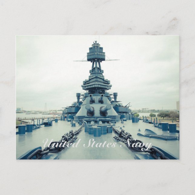 Battleship Schiff des Texas Museums im Staat San J Postkarte (Vorderseite)