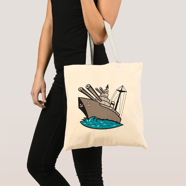 Battleship Tote Bag Tragetasche (Von Creator hochgeladen)