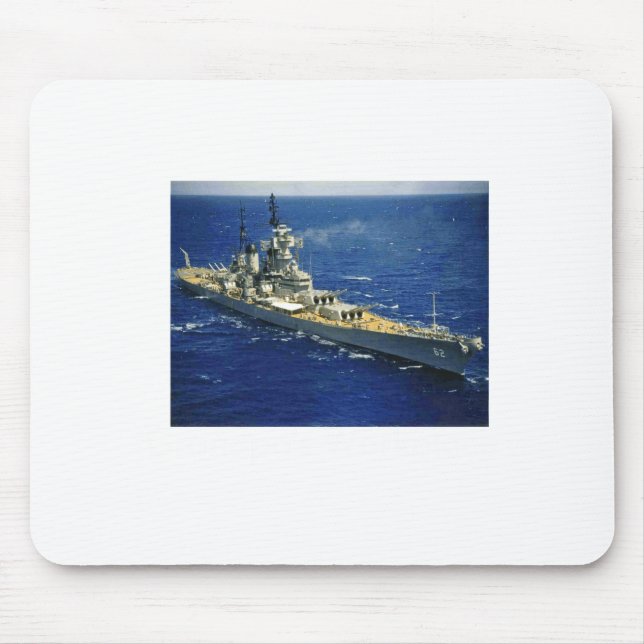 Battleship Uss New Jersey  Mousepad (Vorne)