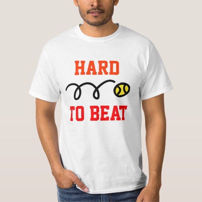 Battre dur le T-shirt de tennis (Devant)