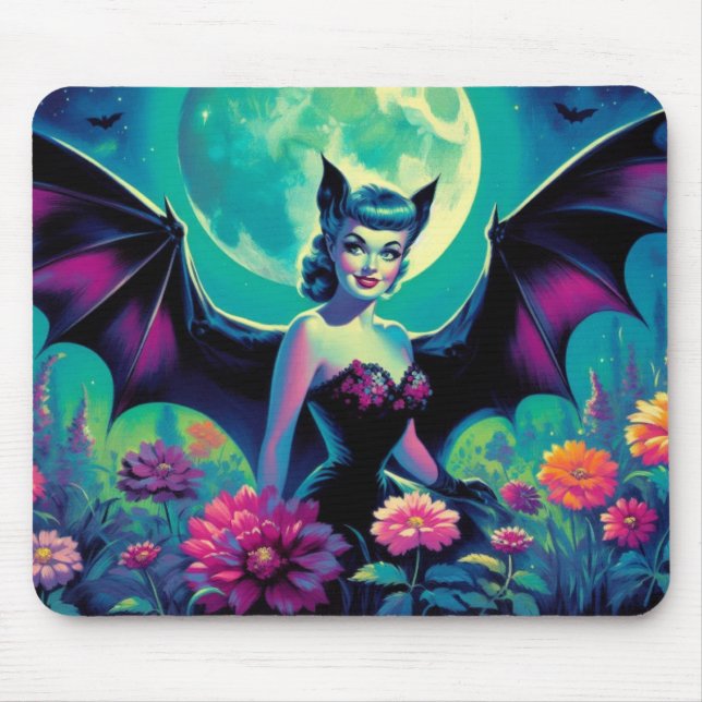 Batty Blooms Mousepad (Vorne)