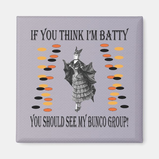 Batty Bunco Magnet (Vorne)