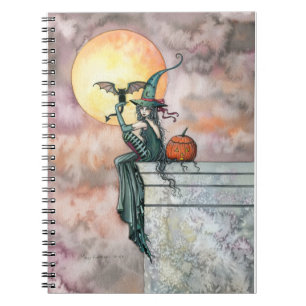 Batty Cat Witch Notebook Notizblock