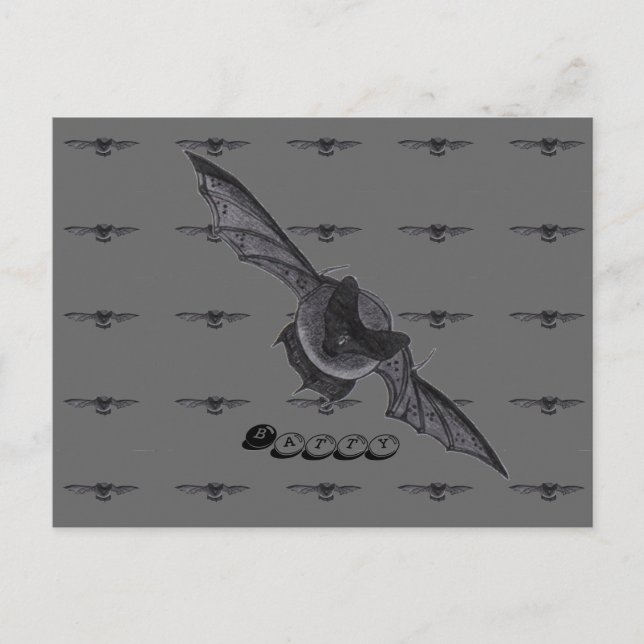 Batty... Postcard Postkarte (Vorderseite)