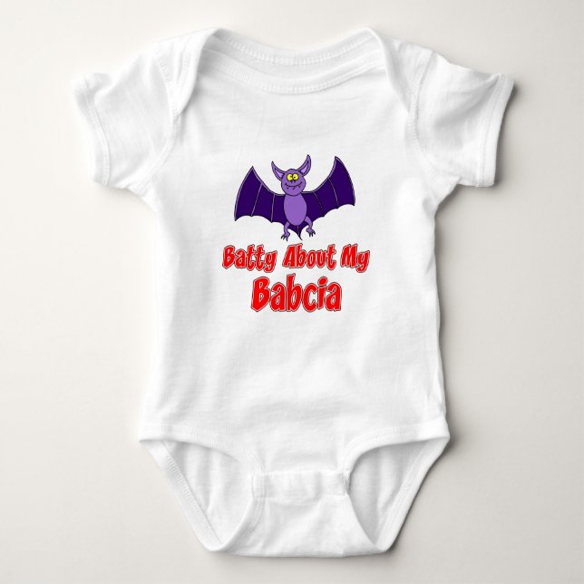 Batty über My Babcia Baby Strampler (Vorderseite)