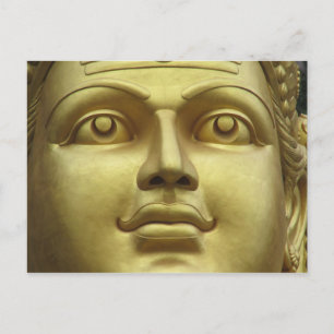 Batu Höhlen goldenes Gesicht Postkarte