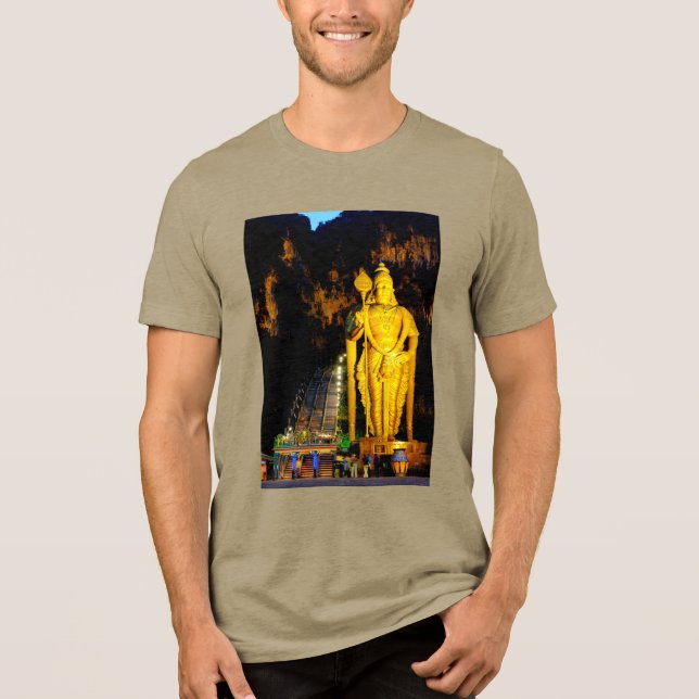 Batu-Höhlen Tri-Blend Shirt (Vorderseite)