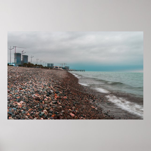 Batumi Meer. Georgia Poster (Vorne)