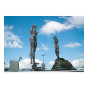 Batumi Stadt Georgia. Ali- und Nino-Statue Fotodruck