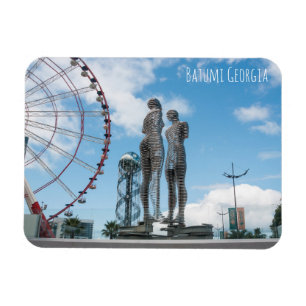 Batumi Stadt Georgia. Ali- und Nino-Statue Magnet