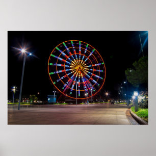 Batumi Stadt Georgia, Riesenrad Poster