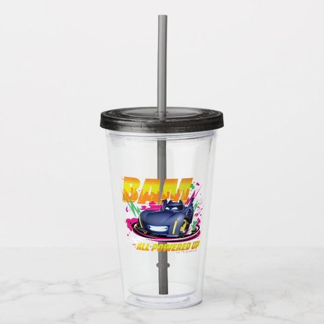Batwheels™ Bam - Alle hochgefahren Acryltrinkbecher (Vorderseite)