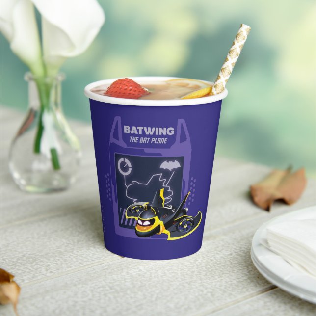 Batwheels™ Batwing - Das Bat-Flugzeug Pappbecher (In Situ)