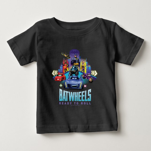 Batwheels™ - Bereit zum Rollen Baby T-shirt (Vorderseite)