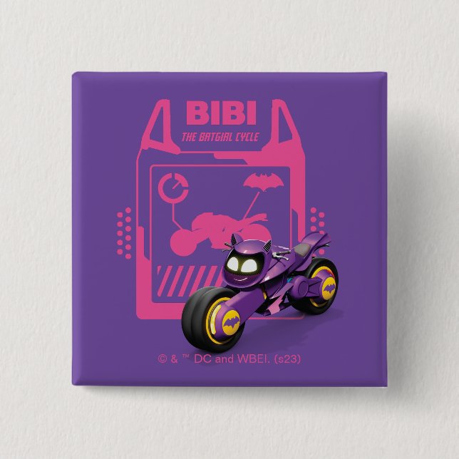 Batwheels™ Bibi - Der Batgirl-Zyklus Button (Vorderseite)
