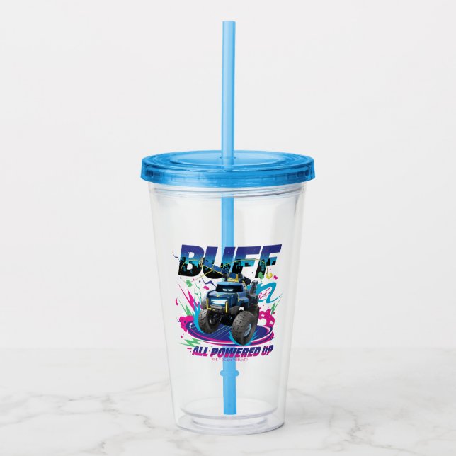 Batwheels™ Buff - Alle hochgefahren Acryltrinkbecher (Vorderseite)