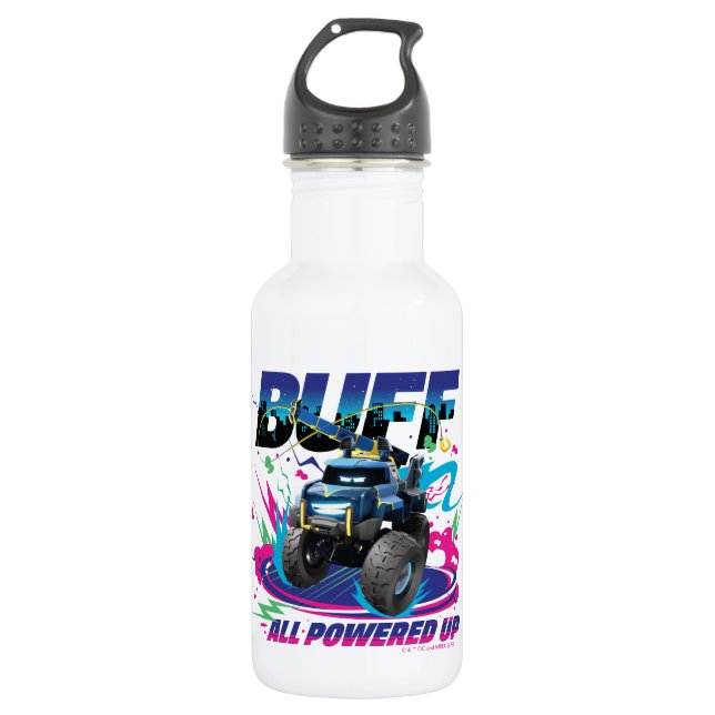 Batwheels™ Buff - Alle hochgefahren Edelstahlflasche (Vorderseite)
