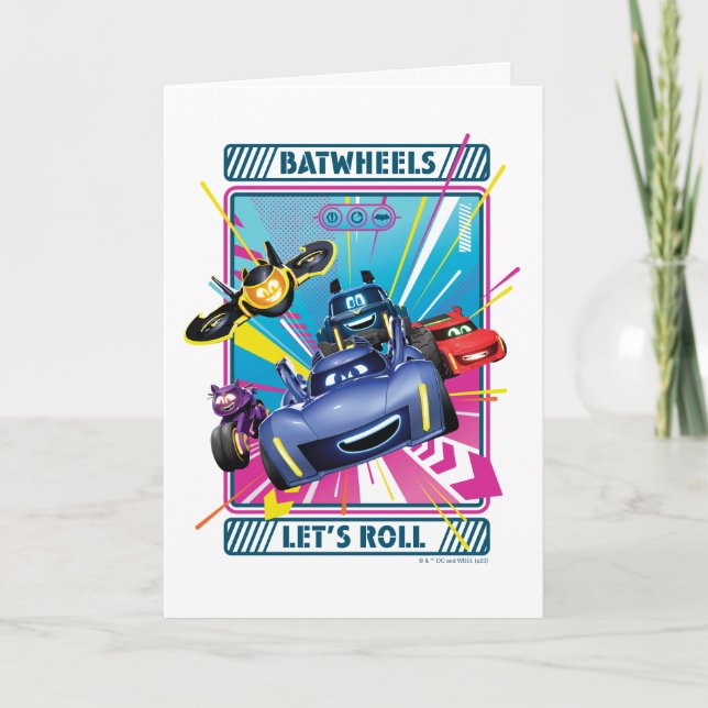 Batwheels™ - Lasst uns fortfahren Karte (Vorderseite)