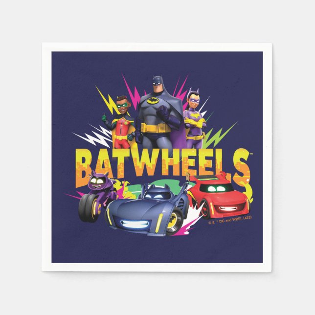 Batwheels™ Superherd Team Serviette (Vorderseite)