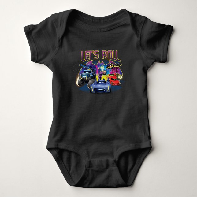 Batwheels™-Team - Lasst uns fortfahren Baby Strampler (Vorderseite)