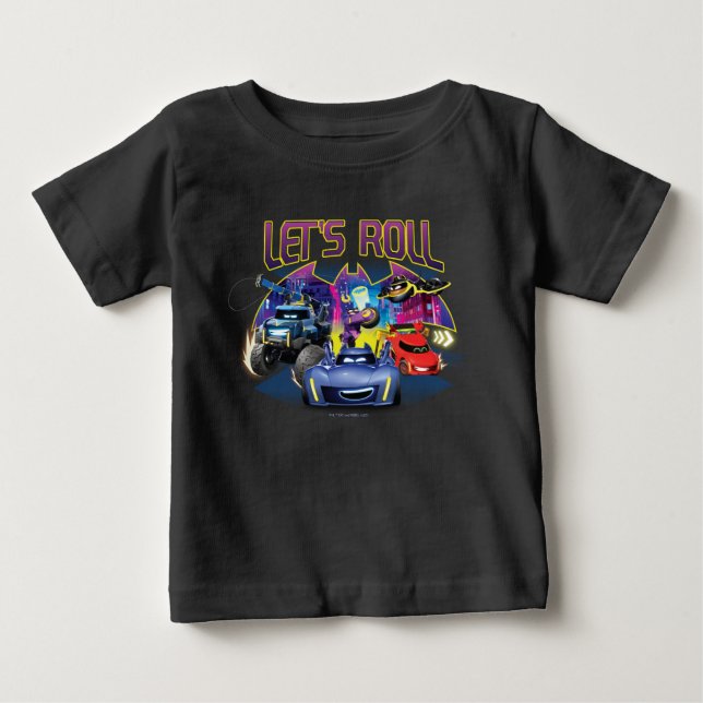 Batwheels™-Team - Lasst uns fortfahren Baby T-shirt (Vorderseite)