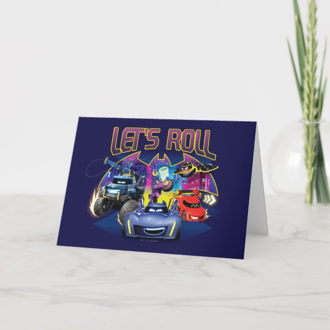 Batwheels™-Team - Lasst uns fortfahren Karte (Vorderseite)