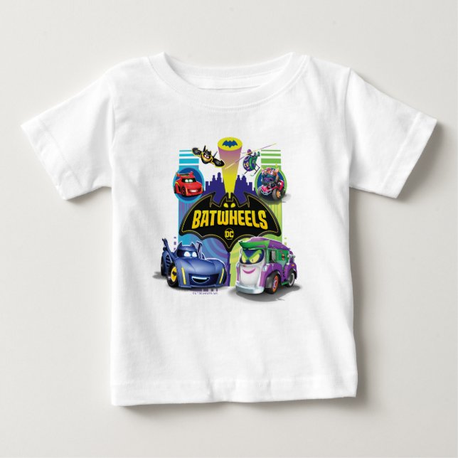 Batwheels™ Vs Legion of Zoom Baby T-shirt (Vorderseite)