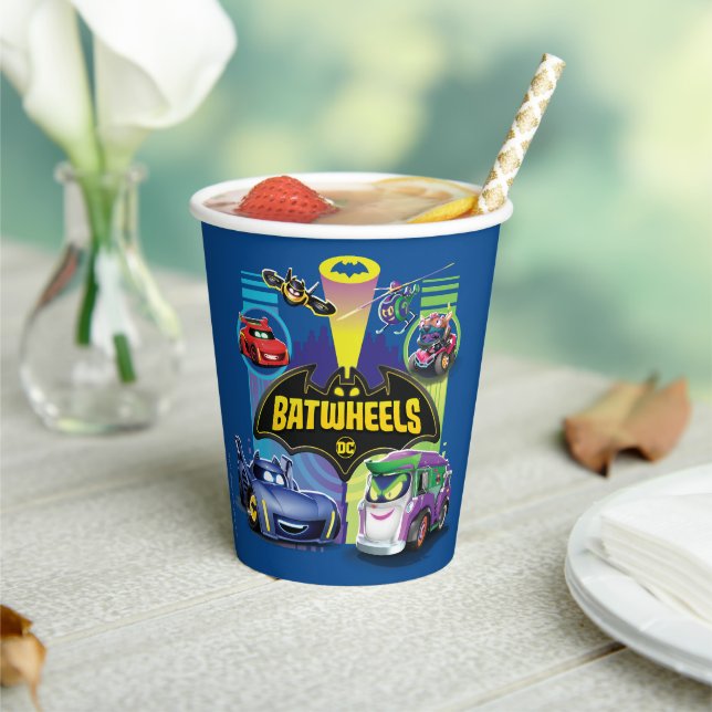 Batwheels™ Vs Legion of Zoom Pappbecher (In Situ)