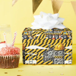 Bau 1. Geburtstag Party Geschenkpapier