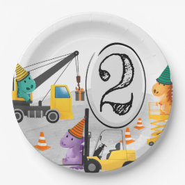 Bau 2. Geburtstag Party, Dinosaur Thema Pappteller