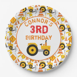 Bau Birthday Party Age White Paper Plakat Pappteller