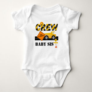 Bau-Crew Baby-SiS Bodysuit-kundenspezifische Baby Strampler