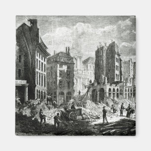 Bau des Boulevarddes Sebastopol Magnet