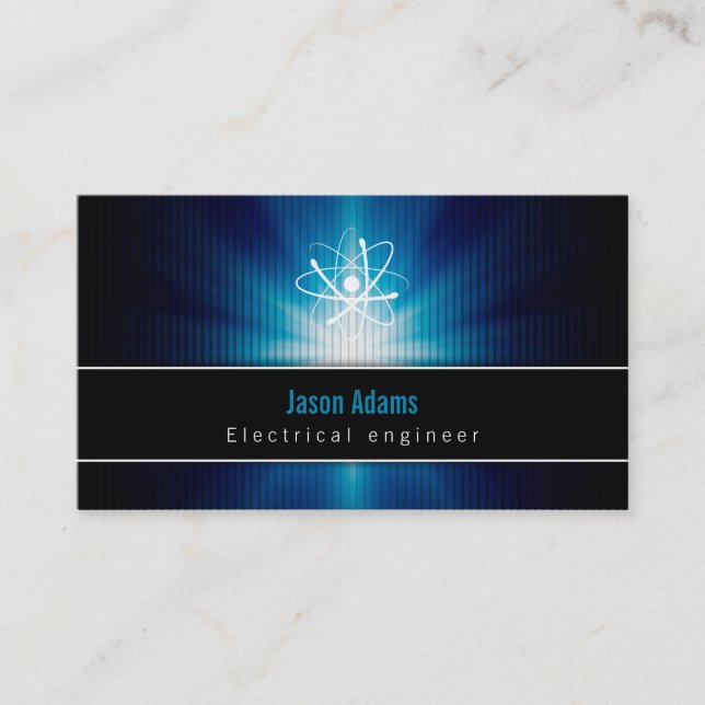 Bau des Elektroingenieur-| Visitenkarte (Vorderseite)
