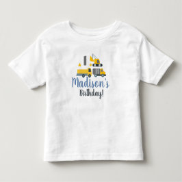 Bau des ersten Geburtsfahrzeugs Party Kleinkind T-shirt