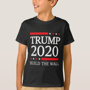 Bau die Mauer Wähle Trump Kampagne T-Shirt