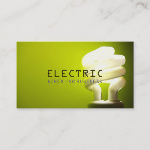 Bau elektrischer Elektrizität Visitenkarte
