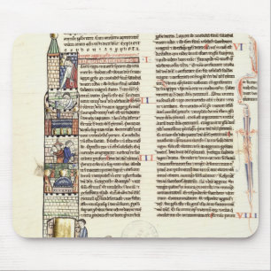 Bau Frau-21 f.167v eines Turms Mousepad